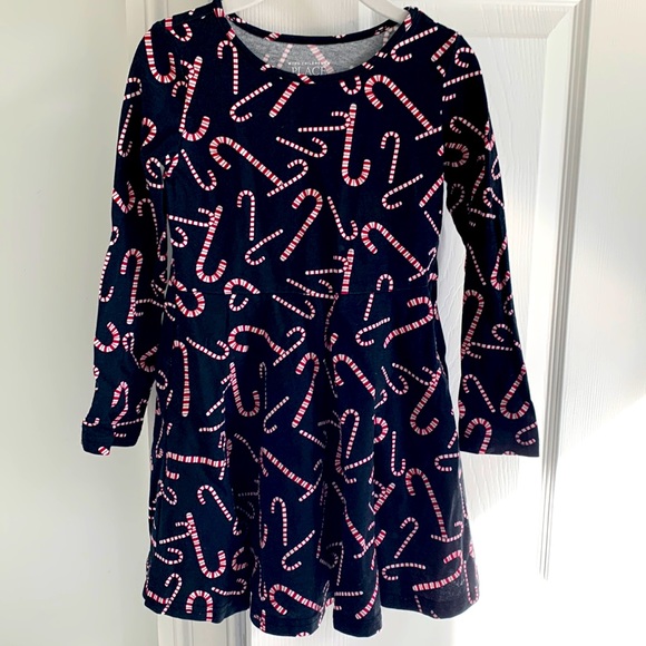 The Children’s Place girls’ candy cane dress